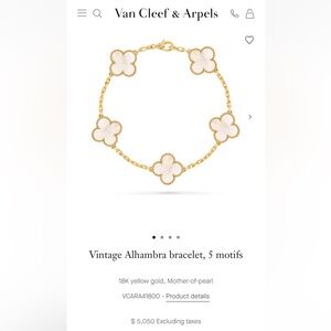 Van Cleef & Arpels Sweet Alhambra 5 Motif Bracelet